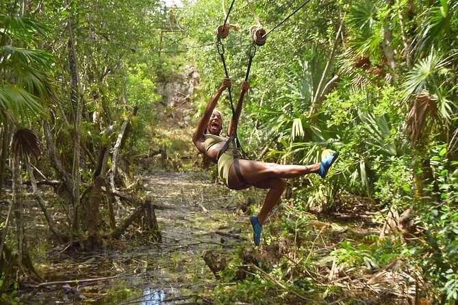 Exciting Day in Tulum Jungle: ATVs, Cenote, Zip lines, Rappel - Rappel From 4 Meters: Vertical Fun That Ends Quickly