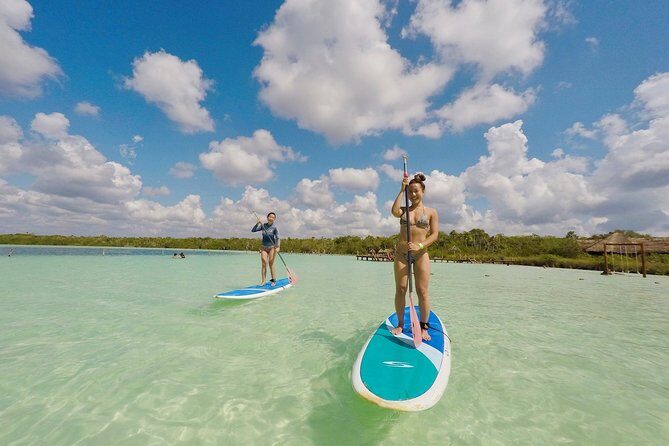 Lagoon Paddleboarding Tour in Tulum - First time on SUP? You’ll likely feel comfortable here