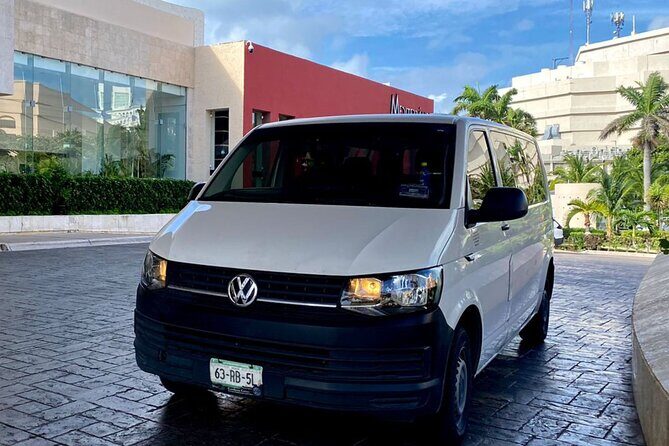 Tulum Airport Transportation - Where pickup actually happens: Tulum Airport arrivals at Gate 5